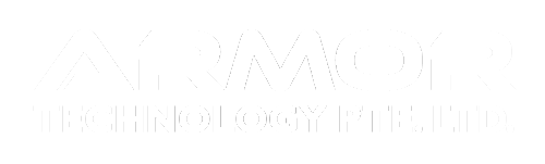 Armor Logo White- Interactive Display